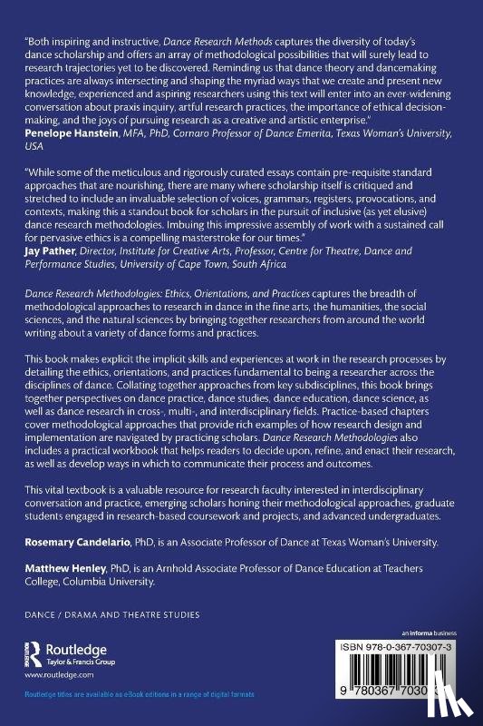  - Dance Research Methodologies