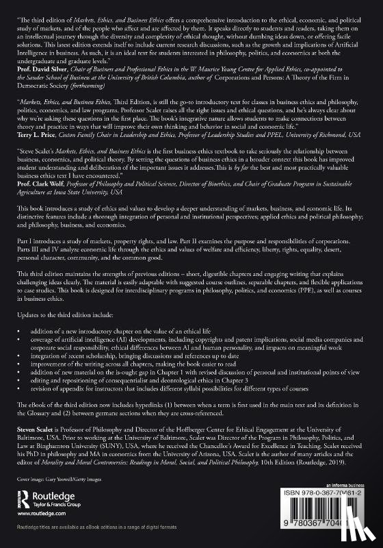Scalet, Steven (University of Baltimore) - Markets, Ethics, and Business Ethics