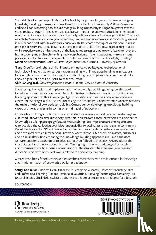 Tan, Seng Chee (Nanyang Technological University - Navigating the Pedagogical Space for Knowledge Building Classrooms
