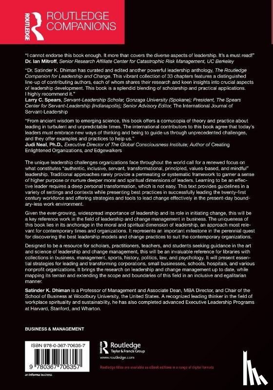  - The Routledge Companion to Leadership and Change