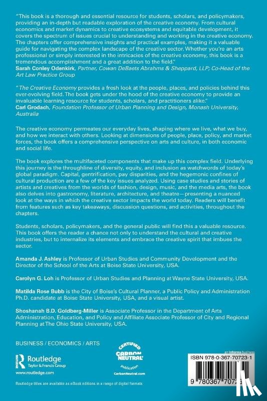 Ashley, Amanda J., Loh, Carolyn G., Bubb, Matilda Rose, Goldberg-Miller, Shoshanah B.D. - The Creative Economy