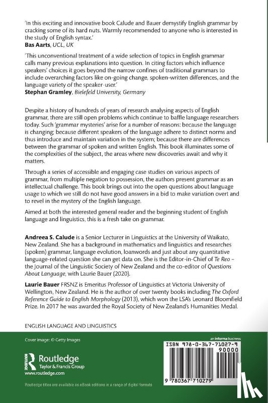 Calude, Andreea S., Bauer, Laurie - Mysteries of English Grammar