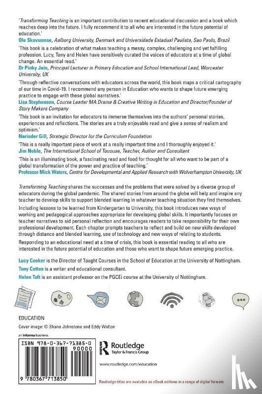Cooker, Lucy (University of Nottingham, Cotton, Tony (Leeds Metropolitan University, Toft, Helen - Transforming Teaching