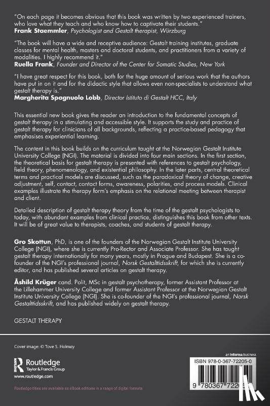Skottun, Gro, Kruger, Ashild - Gestalt Therapy Practice