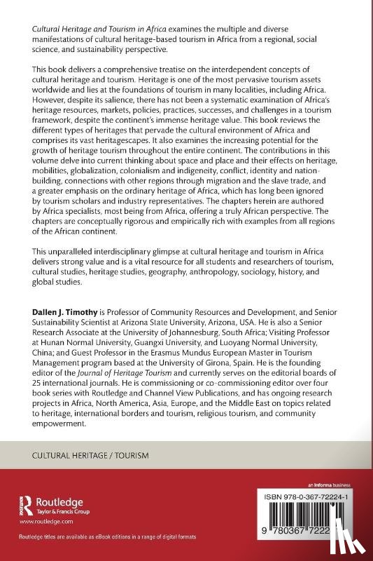  - Cultural Heritage and Tourism in Africa