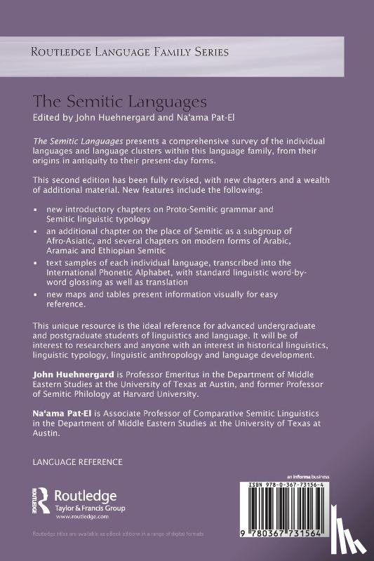  - The Semitic Languages
