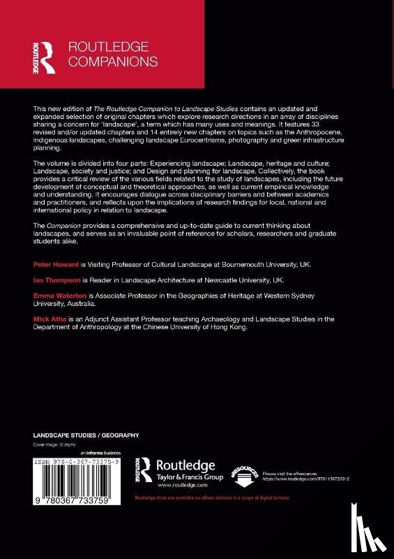  - The Routledge Companion to Landscape Studies