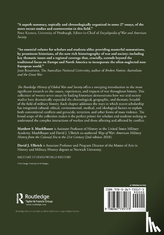  - The Routledge History of Global War and Society