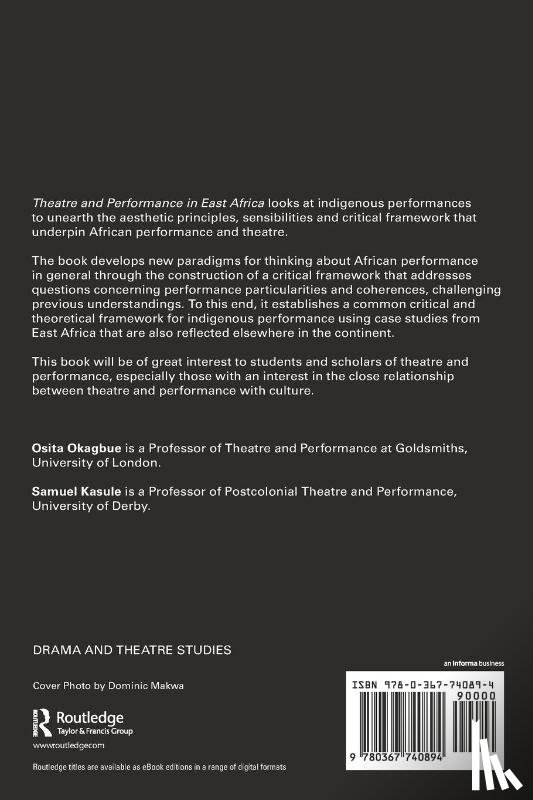 Okagbue, Osita, Kasule, Samuel - Theatre and Performance in East Africa