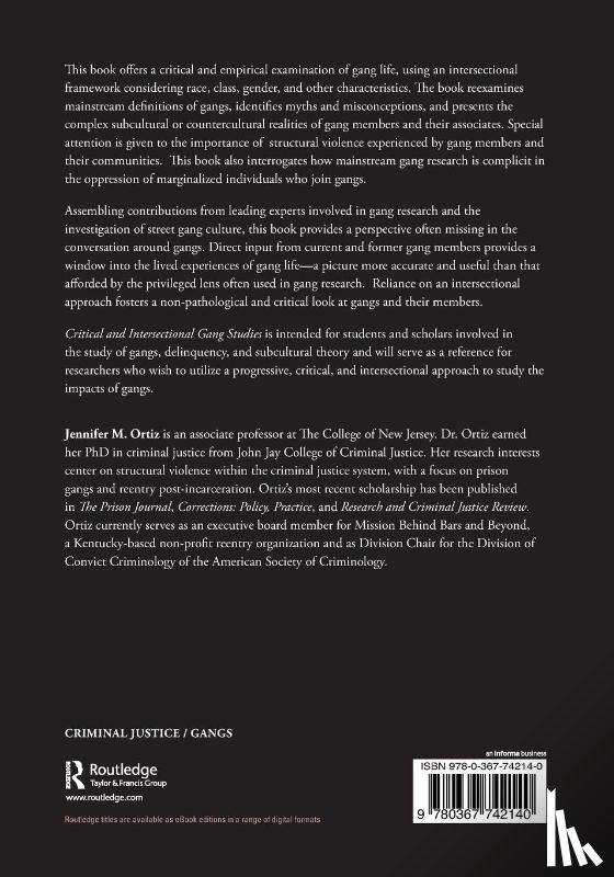  - Critical and Intersectional Gang Studies