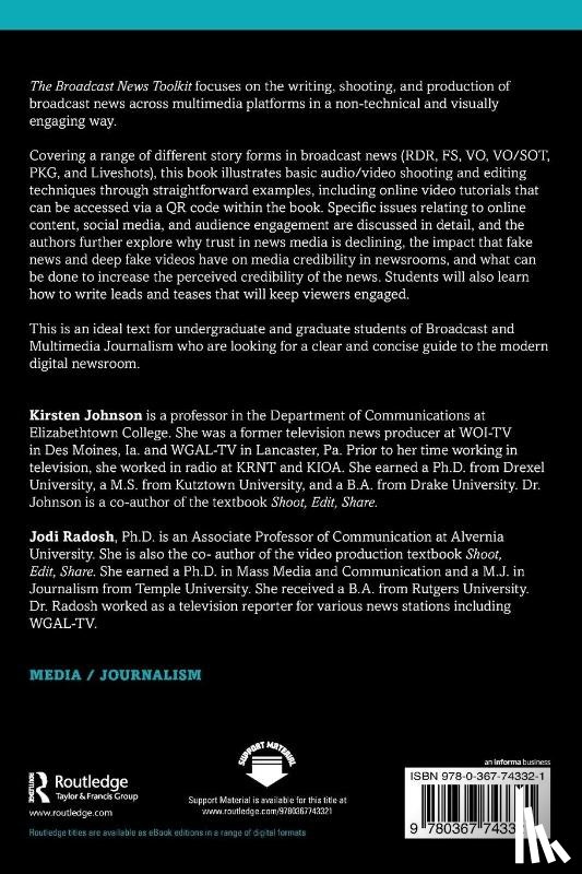 Johnson, Kirsten (Elizabethtown College, Radosh, Jodi (Alvernia University - The Broadcast News Toolkit