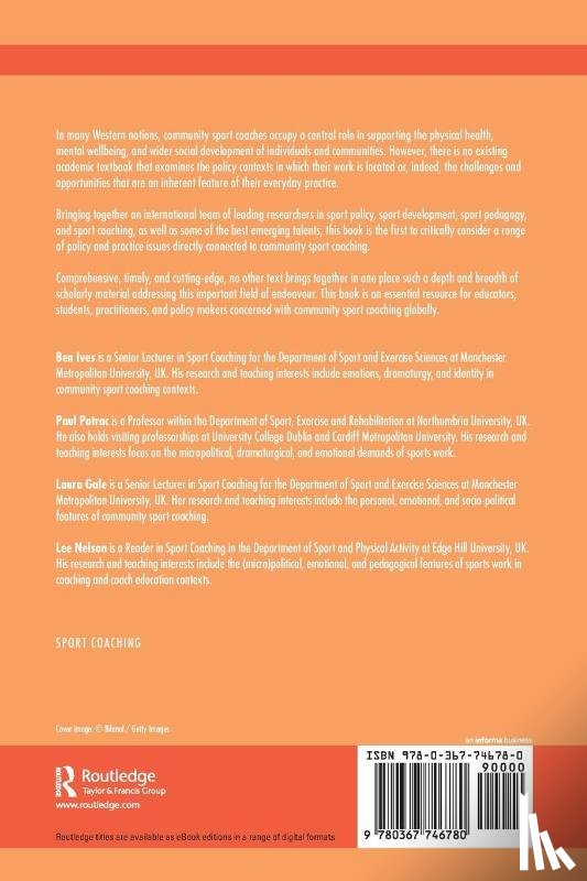  - Community Sport Coaching
