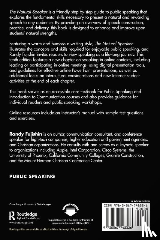 Fujishin, Randy (West Valley College - The Natural Speaker