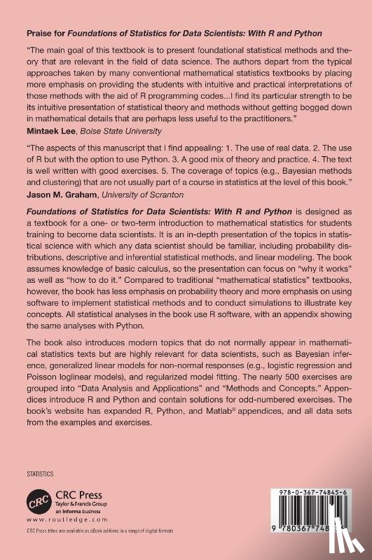 Agresti, Alan, Kateri, Maria - Foundations of Statistics for Data Scientists
