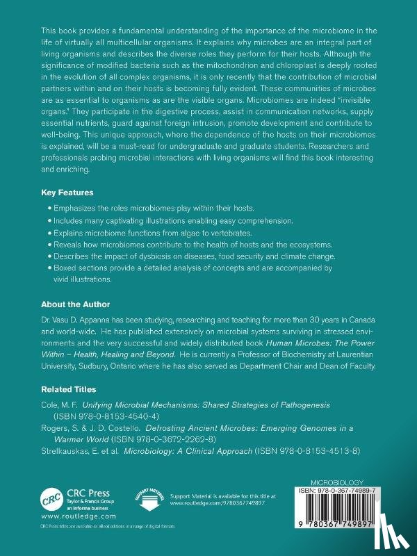 Appanna, Vasu D. - Microbiomes and Their Functions