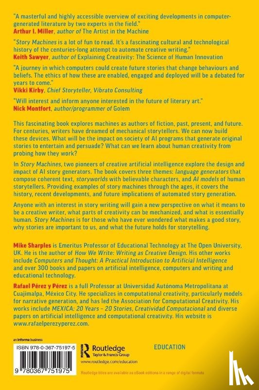 Sharples, Mike, Perez y Perez, Rafael - Story Machines: How Computers Have Become Creative Writers