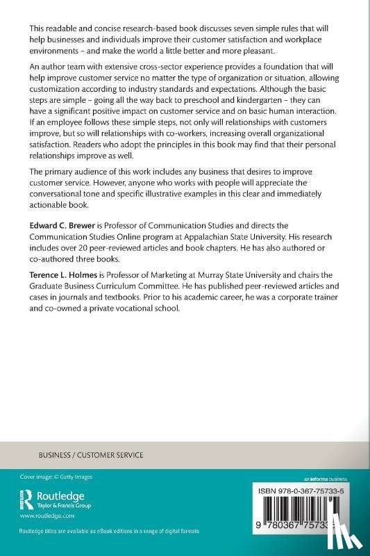 Brewer, Edward C., Holmes, Terence L. - Better Customer Service
