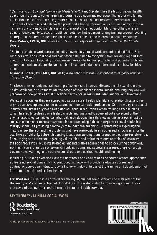 Martinez-Gilliard, Erin - Sex, Social Justice, and Intimacy in Mental Health Practice