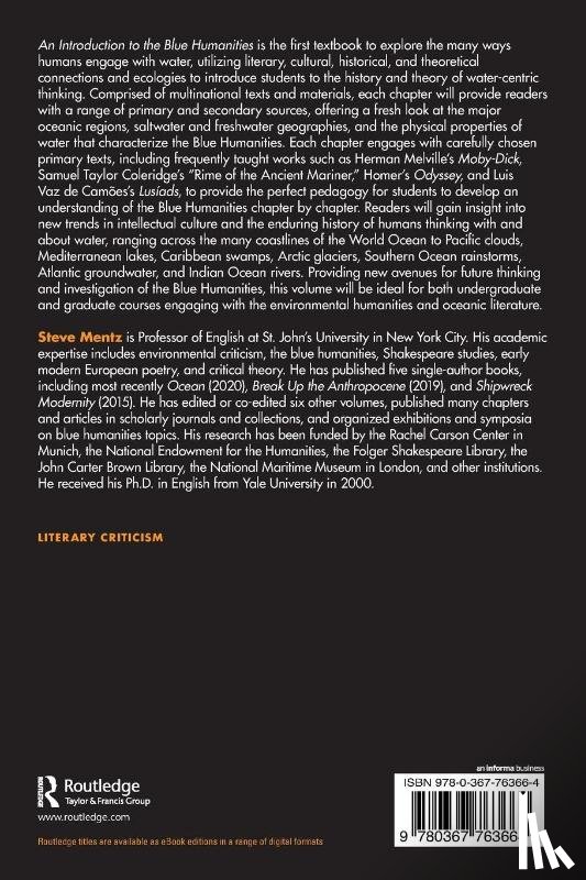 Mentz, Steve - An Introduction to the Blue Humanities