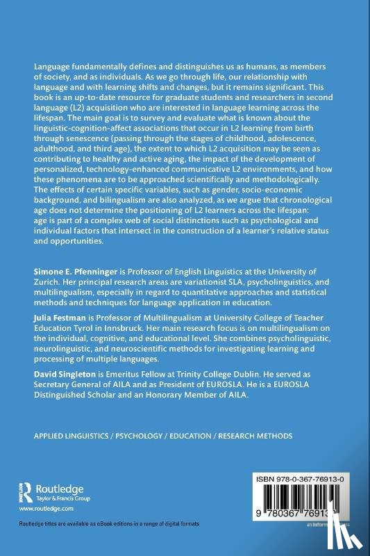 Pfenninger, Simone E., Festman, Julia, Singleton, David - Second Language Acquisition and Lifelong Learning