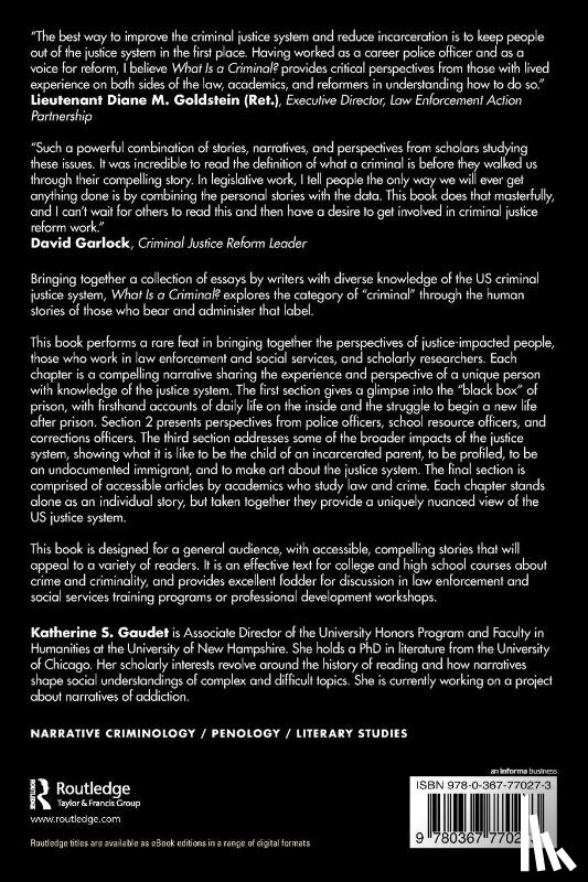  - What Is a Criminal?