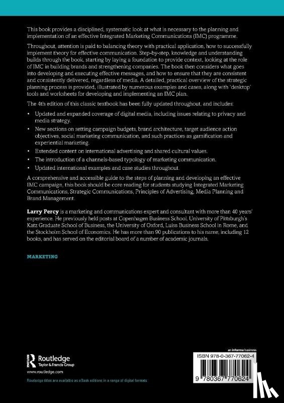 Percy, Larry (Larry Percy Consulting - Strategic Integrated Marketing Communications