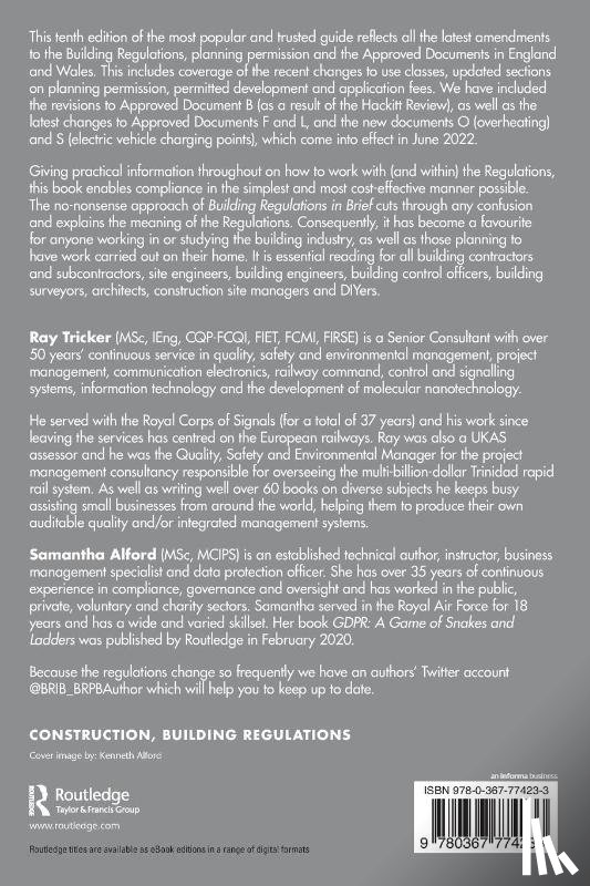 Tricker, Ray (Herne European Consultancy Ltd, Alford, Samantha - Building Regulations in Brief