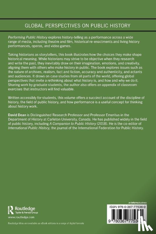 Dean, David - Performing Public History