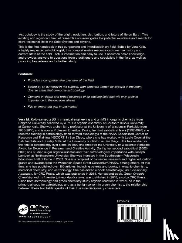  - Handbook of Astrobiology