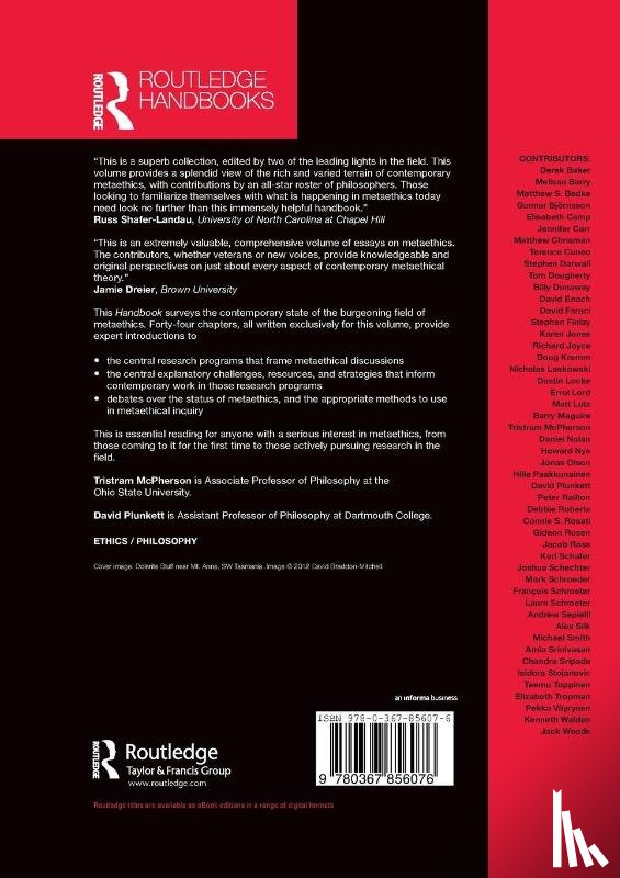  - The Routledge Handbook of Metaethics