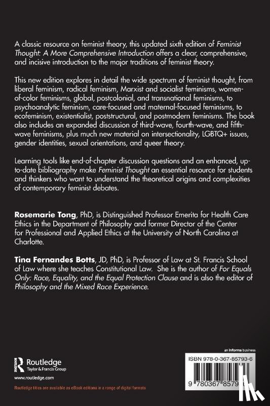 Tong, Rosemarie, Botts, Tina Fernandes - Feminist Thought