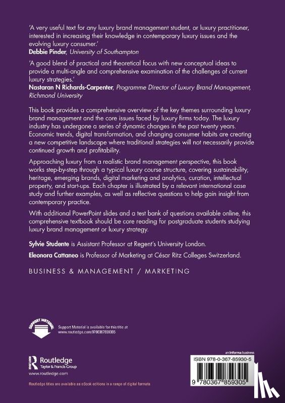  - Contemporary Issues in Luxury Brand Management