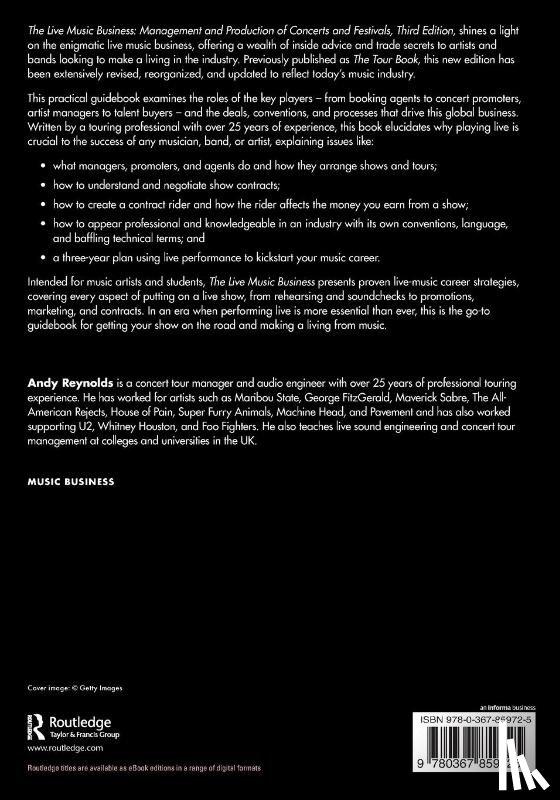 Reynolds, Andy - The Live Music Business