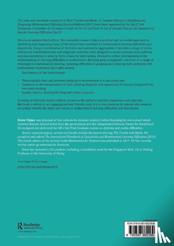 Chinn, Steve - More Trouble with Maths