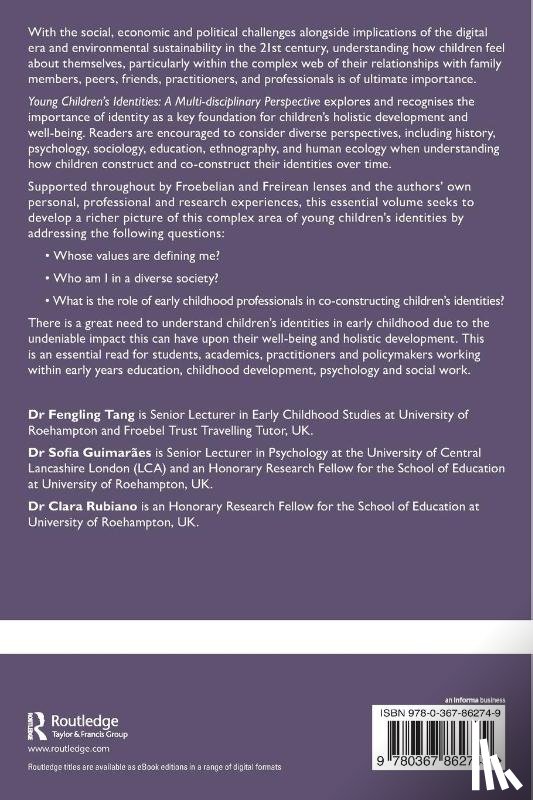 Tang, Fengling, Guimaraes, Sofia (University of Porto, Rubiano, Clara - Young Children's Identities