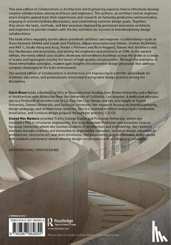 Olsen, Clare (California Polytechnic State University, Mac Namara, Sinead (Syracuse University - Collaborations in Architecture and Engineering