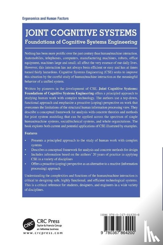 Hollnagel, Erik, Woods, David D. - Joint Cognitive Systems