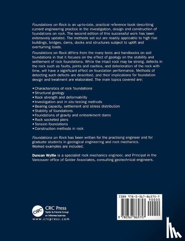 Wyllie, Duncan C. - Foundations on Rock