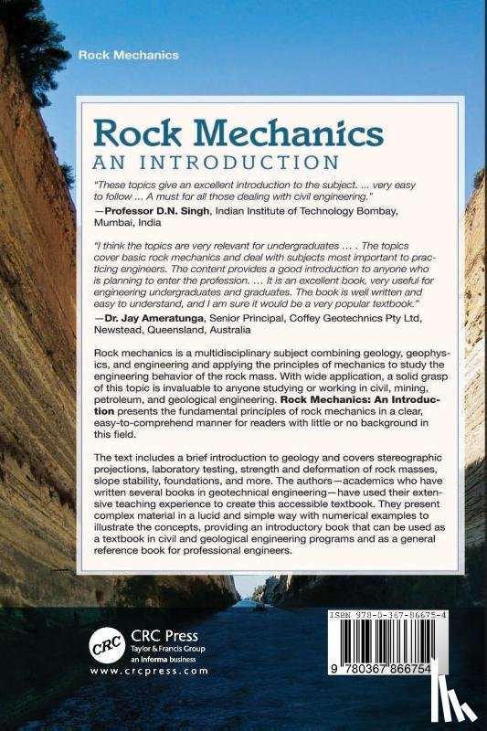 Sivakugan, Nagaratnam, Shukla, Sanjay Kumar, Das, Braja M. - Rock Mechanics