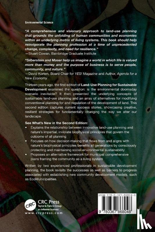 Silberstein, M.A., Maser, Chris (Consultant in Forest Ecology and Sustainable Forestry Practices - Land-Use Planning for Sustainable Development
