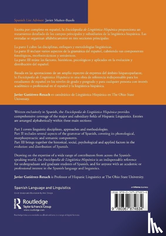Gutierrez-Rexach, Javier - Enciclopedia de Linguistica Hispanica Volume II