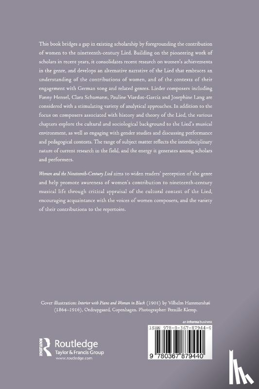 Kenny, Aisling, Wollenberg, Susan - Women and the Nineteenth-Century Lied