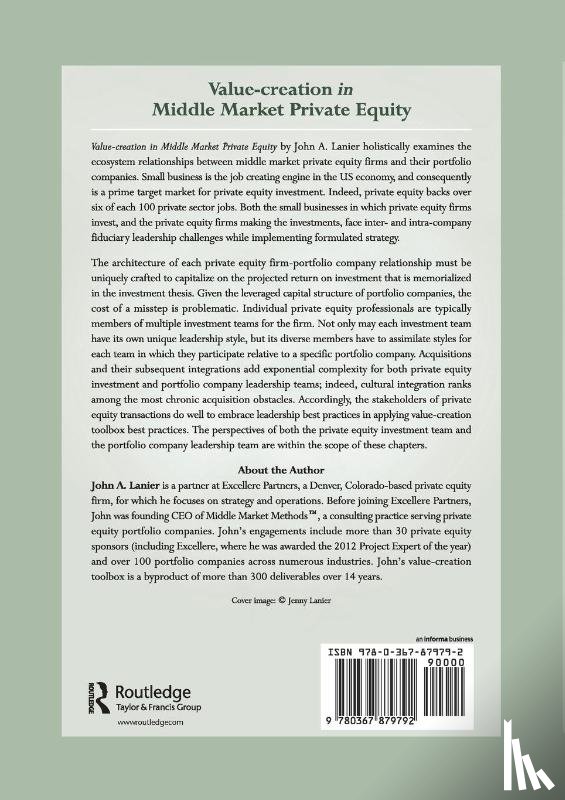 Lanier, John A. - Value-creation in Middle Market Private Equity