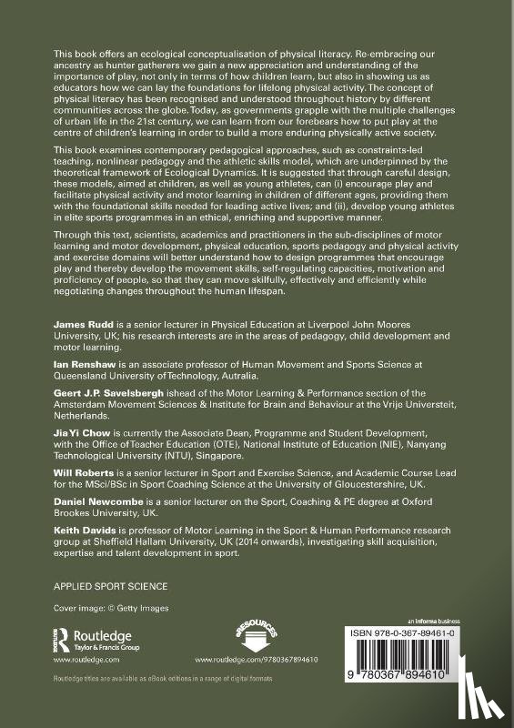 Rudd, James, Renshaw, Ian (Queensland University of Technology, Savelsbergh, Geert, Chow, Jia Yi (National Institute of Education - Nonlinear Pedagogy and the Athletic Skills Model