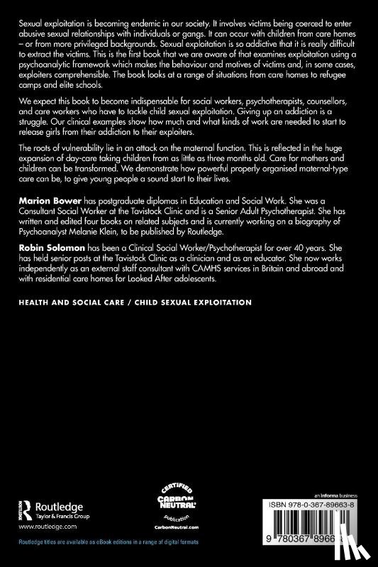  - The Challenges of Working with Child Sexual Exploitation and How a Psychoanalytic Understanding Can Help