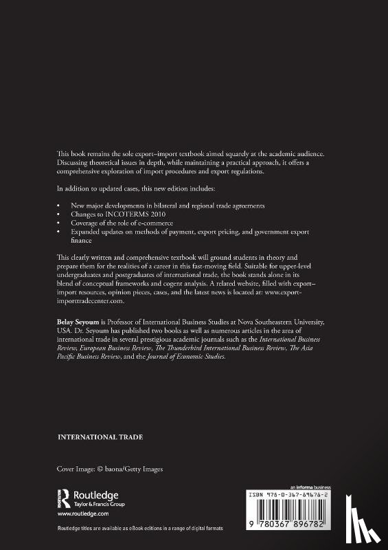Seyoum, Belay (Nova Southeastern University - Export–Import Theory, Practices, and Procedures