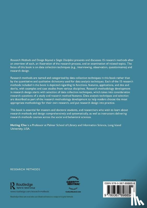 Chu, Heting - Research Methods and Design Beyond a Single Discipline