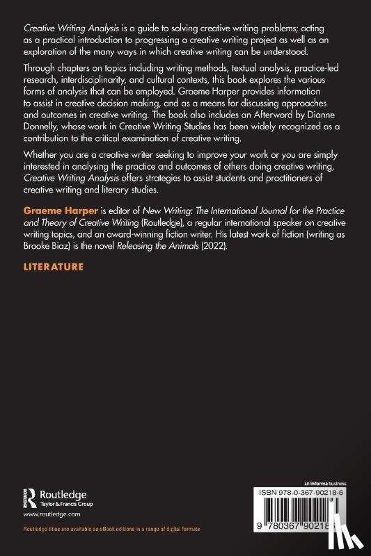 Harper, Graeme - Creative Writing Analysis