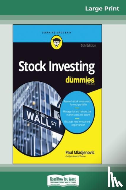 Mladjenovic, Paul - Stock Investing For Dummies, 5th Edition (16pt Large Print Edition)