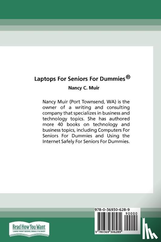 C Muir, Nancy - Laptops For Seniors For Dummies, 5th Edition (16pt Large Print Edition)